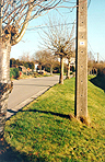 jalon sur poteau �lectrique